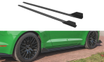 Maxton Street Pro Seitenschweller Ansatz für V.2 für Ford Mustang GT Mk6 Facelift FOMU6FGTCNC-SD2BRB