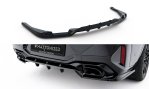 Maxton Mittlerer Cup Diffusor Heck Ansatz V.2 BMW X4 M-Paket G02 Facelift schwarz Hochglanz BM-X4-02F-MPACK-RD2G+RD3-G