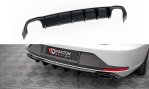 Maxton Diffusor Heck Ansatz Seat Leon Cupra Sportstourer Mk3 schwarz Hochglanz SE-LE-3-CU-ST-RS1-G