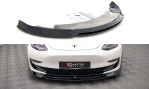 Maxton Front Ansatz V.3 für Tesla Model 3 schwarz Hochglanz TE-MODEL3-1-FD3G+FD3R-G