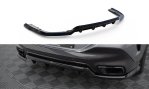 Maxton Mittlerer Cup Diffusor Heck Ansatz V.1 BMW X6 M-Paket G06 Facelift schwarz Hochglanz BM-X6-G06F-MPACK-RD1G+RD3-G