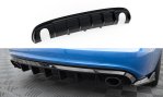 Maxton Diffusor Heck Ansatz Audi A4 S-Line Limousine / Avant B8 (Version mit Einzel-Auspuffendrohren beidseitig) AU-S4-B8-RS1GO_O