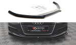 Maxton Front Ansatz V.1 für Audi A4 B9 schwarz Hochglanz AU-A4-B9-FD1-G