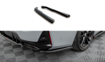 Maxton Heck Ansatz Flaps Diffusor für BMW M340i G20 / G21 Facelift schwarz Hochglanz BM-3-20F-M-RSD1-G