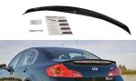 Maxton Spoiler CAP für Infiniti G37 Limousine schwarz Hochglanz IN-G37-S-CAP1-G