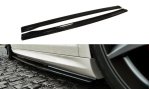 Maxton Seitenschweller Ansatz für VW Passat CC R36 RLINE (vor Facelift) schwarz Hochglanz VW-PA-CC-R-LINE-SD1-G