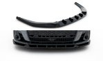 Maxton Front Ansatz V.2 Audi S8 / A8 S-Line D5 Facelift schwarz Hochglanz AU-S8-D5F-FD2-G