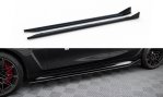 Maxton Seitenschweller Ansatz V.3 CSL Look BMW M3 Limousine / Touring G80 / G81 schwarz Hochglanz BM-3-G80-M-SD3-G