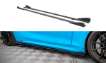Maxton Street Pro Seitenschweller Ansatz für + Flaps BMW M2 F87 schwarz Hochglanz BM287MCOMPCNC-SD1BRB+SRF1-G