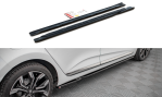 Maxton Seitenschweller Ansatz für Renault Clio Mk5 schwarz Hochglanz RE-CL-5-SD1-G