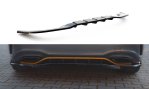 Maxton Mittlerer Cup Diffusor Heck Ansatz Mercedes-Benz A Hatchback AMG Line W177 schwarz Hochglanz ME-A-177-AMGLINE-RD1G+RD2-G