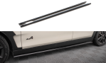 Maxton Seitenschweller Ansatz für Mini Cooper Clubman John Cooper Works F54 Facelift schwarz Hochglanz MC-CM-2F-JCW-SD1-G