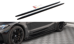 Maxton Seitenschweller Ansatz für V.2 für BMW M4 G82 schwarz Hochglanz BM-4-G82-M-SD2-G
