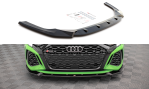 Maxton Front Ansatz V.1 für Audi RS3 8Y schwarz Hochglanz AU-RS3-8Y-S-FD1-G