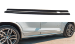Maxton Seitenschweller Ansatz für BMW X3 F25 M-Paket Facelift schwarz Hochglanz BM-X3-25-MPACK-SD1-G