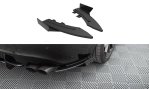 Maxton Street Pro Heck Ansatz Flaps Diffusor + Flaps Audi S5 / A5 S-Line Coupe / Cabriolet 8T schwarz Hochglanz AUS51CNC-RSD1BRB+RSF1-G
