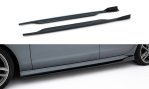 Maxton Seitenschweller Ansatz V.2 Audi A6 / A6 C7 S-line/ S6 C7 Facelift schwarz Hochglanz AU-A6-C7F-SLINE-SD2-G