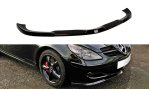 Maxton Front Ansatz für MERCEDES SLK R171 STANDARD STOßSTANGE schwarz Hochglanz ME-SLK-R171-FD1-G