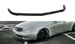 Maxton Front Ansatz für MERCEDES CLS C219 Serie schwarz Hochglanz ME-CLS-C219-FD1-G