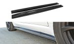 Maxton Seitenschweller Ansatz für Alfa Romeo Brera schwarz Hochglanz AL-BR-1-SD1-G