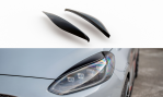 Maxton Scheinwerfer Blenden Böser Blick für Ford Fiesta Mk8 ST / ST-Line / Standard schwarz Hochglanz FO-FI-8-ST-L1-G