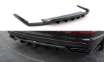 Maxton Mittlerer Cup Diffusor Heck Ansatz Audi SQ7 Mk2 schwarz Hochglanz AU-SQ7-2-RD1G+RD2-G