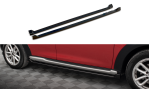 Maxton Seitenschweller Ansatz Mini Cooper Countryman R60 Facelift schwarz Hochglanz MC-CO-1-SD1-G