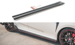 Maxton Racing Seitenschweller Ansatz für V.2 Honda Civic X Type-R HOCI10TYPERCNC-SD3BRB