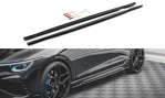 Maxton Seitenschweller Ansatz für V.1 für Volkswagen Golf R Mk8 schwarz Hochglanz VW-GO-8-R-SD1-G