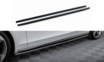 Maxton Seitenschweller Ansatz V.3 Audi A4 / A4 S-Line / S4 B8 schwarz Hochglanz AU-A4-B8F-COMP-SD1-G