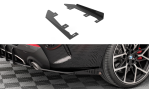 Maxton Hintere Seiten Flaps für BMW 4er M-Paket G22 schwarz Hochglanz BM4G22MPACKCNC-RSF1-G