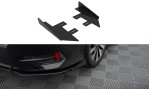 Maxton Hintere Seiten Flaps Honda Civic Mk10 schwarz Hochglanz HOCI10CNC-RSF1-G