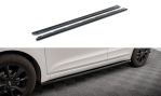 Maxton Seitenschweller Ansatz für Hyundai I20 Mk2 Facelift schwarz Hochglanz HY-I20-2F-SD1-G