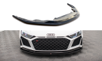 Maxton Front Ansatz V.2 für Audi R8 Mk2 Facelift schwarz Hochglanz AU-R8-2F-FD3G+FD3R-G
