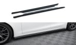 Maxton Seitenschweller Ansatz V.2 Tesla Model S Plaid Mk1 Facelift schwarz Hochglanz TE-MODELS-1F2-PL-SD2-G