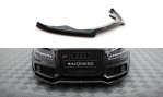 Maxton Front Ansatz V.3 Audi S5 / A5 S-Line 8T schwarz Hochglanz AU-S5-1-FD2-G