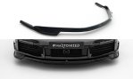 Maxton Front Ansatz Porsche 911 Turbo S Sport Package 992 schwarz Hochglanz PO-911-992-TURBO-S-SPORT-FD1-G