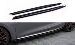 Maxton Seitenschweller Ansatz Cupra Leon Aero Mk1 schwarz Hochglanz CU-LE-1-AERO-SD1-G