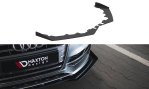 Maxton Front Flaps Audi S3 / A3 S-Line Limousine 8V schwarz Hochglanz AUS33SCNC-FSF1-G