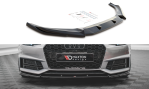 Maxton Front Ansatz V.3 für Audi S4 / A4 S-Line B9 schwarz Hochglanz AU-A4-B9-SLINE-FD3-G