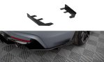 Maxton Hintere Seiten Flaps BMW 4er35i Coupe M-Paket F32 schwarz Hochglanz BM4F32MPACKCNC-RSF1-G