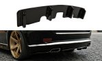 Maxton Mittlerer Diffusor Heck Ansatz für Jeep Grand Cherokee WK2 Summit Facelift DTM LOOK schwarz Hochglanz JE-GC-4F-SU-RD1+RD2-G