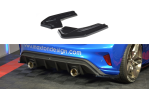 Maxton Heck Ansatz Flaps Diffusor V.2 für Ford Focus ST-Line Mk4 schwarz Hochglanz FO-FO-4-STLINE-RSD2-G