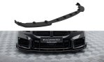 Maxton Street Pro Front Ansatz + Flaps V.1 + Flaps BMW M2 G87 schwarz Hochglanz BMM2G87CNC-FD1BRB+FSF1-G