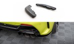 Maxton Heck Ansatz Flaps Diffusor V.1 für0 (heckansatz v.2) BMW 1er M-Paket / M135i F40 schwarz Hochglanz BM-1-40-M-RSD6-G