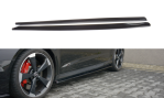 Maxton Seitenschweller Ansatz für Audi RS3 8V FL Sportback schwarz Hochglanz AU-RS3-8VF-SD1-G