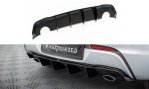 Maxton Diffusor Heck Ansatz Opel Astra GTC OPC-Line J (Version mit Einzelauspuff auf beiden Seiten) schwarz Hochglanz OP-AS-J-GTC-OPCLINE-RS1G+RS1R-G