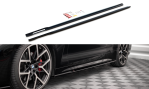 Maxton Seitenschweller Ansatz für V.1 für BMW 4er M-Paket G22 schwarz Hochglanz BM-4-G22-MPACK-SD1-G
