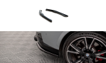 Maxton Heck Ansatz Flaps Diffusor V.2 für BMW 2 Coupe M240i G42 schwarz Hochglanz BM-2-42-M-RSD2-G