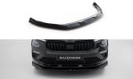 Maxton Front Ansatz V.1 Skoda Kamiq Monte Carlo Mk1 Facelift schwarz Hochglanz SK-KM-1F-MC-FD1-G
